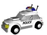 Lego Police Car - 3D Model