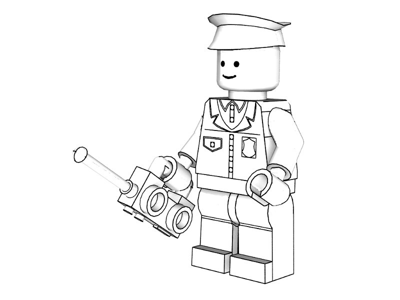 Lego Colouring Pages